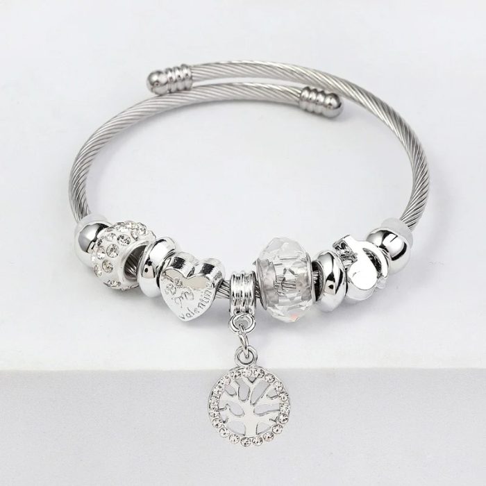 Elegant-Heart-Shape-Butterfly-Stainless-Steel-Asymmetrical-Plati (1)