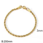 Hip-hop-Geometric-Stainless-Steel-Plating-18k-Gold-