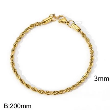 Hip-hop-Geometric-Stainless-Steel-Plating-18k-Gold-