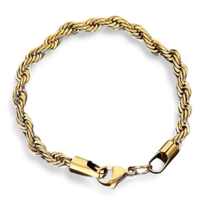 Hip-hop-Geometric-Stainless-Steel-Plating-18k-Gold-Plated-Br