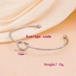Simple-Style-Solid-Color-Stainless-Steel-Plating-18k-Gold-Plated-Bra