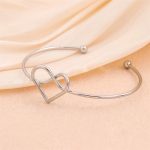 Simple-Style-Solid-Color-Stainless-Steel-Plating-18k-Gold-Plated-Bracelets