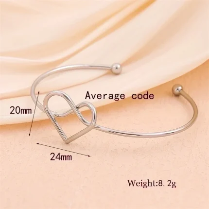Simple-Style-Solid-Color-Stainless-Steel-Plating-18k-Gold-Plated-Bracelets