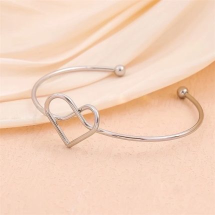 Simple-Style-Solid-Color-Stainless-Steel-Plating-18k-Gold-Plated-Bracelets